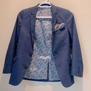 Appaman Blue Boys Suit Size 10.